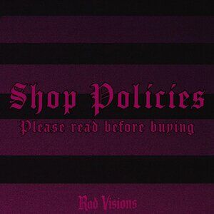 𖦹ׂ ₊˚Shop Policies˚₊𖦹ׂ